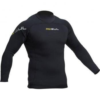2017 Gul Junior Code Zero 3mm Long Sleeve Thermo Top BLACK AC0116-B2 Sizes- - Junior Extra Large