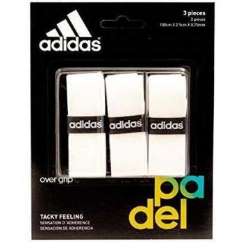 adidas Pádel OV - Set overgrip, Color Blanco, Talla única