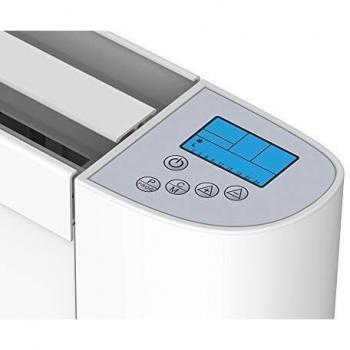 Emisor termico de inercia digital con placa ceramica,pantalla LCD, programador semanal y control WIFI serie CERAMIC S de PURLINE