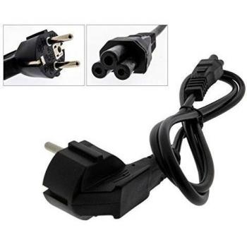 'savonga' Cable de alimentación Cable de alimentación 3 pines Negro con enchufe ángulo conector