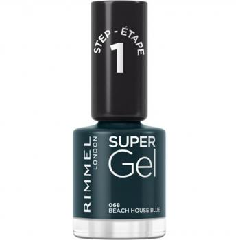 Rimmel Super Gel Nail Polish Shade 068 Beach House Blue 12 ml