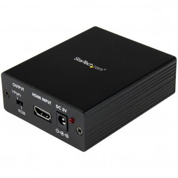 StarTech.com HDMI2VGA - Adaptador conversor audio y video HDMI a VGA HD15, Negro
