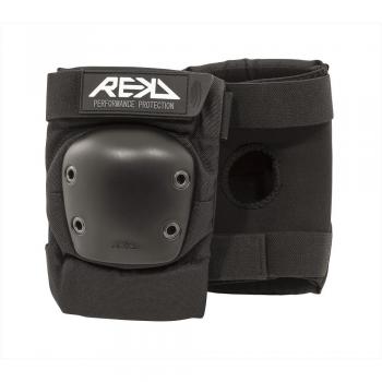 Rekd Ramp Elbow Pads - Codera de protección, diseño ergonómico, acolchado de alta densidad, ajuste seguro con correas ajustables, material resistente a la abrasión y ventilación para mayor comodidad