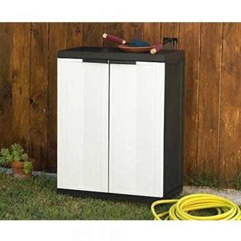 Dea Home Trend Line S - Mueble bajo, 2 puertas, 1 estante