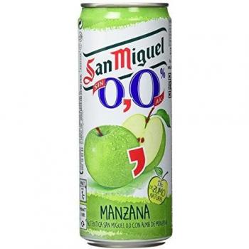 San Miguel Cerveza Manzana - Paquete de 24 x 330 ml - Total: 7920 ml