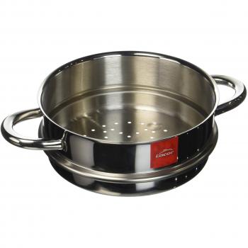 Lacor - 40424 - Cacerola Vapor Vitrocor 24cm Inox
