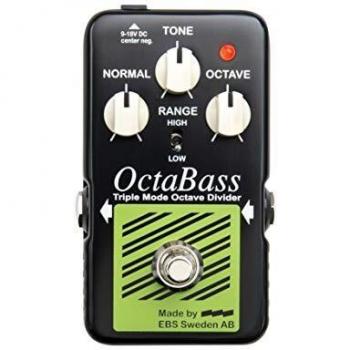 EBS Blue Label OctaBass Triple Mode Bass Octaver Effect Pedal