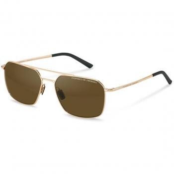 Porsche Design P8970 B211 Men's Gold Sunglasses 61mm