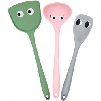 Set de 3 espátulas con ojos de silicona Fisura