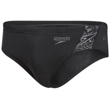 Speedo Boom Splice 7cm Bañador, Hombre, Black/Oxid Grey, 26