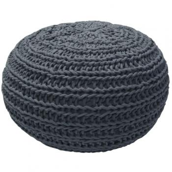 Overseas Puff tejido 30x50 cm gris antracita
