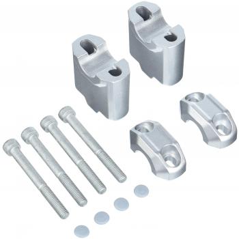 SW Motech Leh.00.039.22000.50/S brazo elevador para manillares de 22 mm de diámetro, Silver, OS