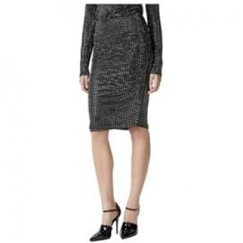 Pinko Kedrin Black Rhinestone Slim Fit Pencil Skirt - Size M
