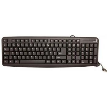 Teclado USB QWERTY/AZERTY Urban Factory KBX55UF Negro 107 Teclas