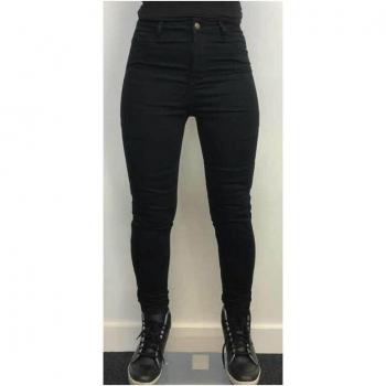 RST Pantalones de Moto para Mujer Jegging Negros - Vaqueros de motocicleta en color negro, talla 2XL
