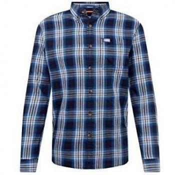 Superdry Workwear LS Shirt S Blue CHC