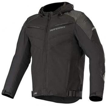 Alpinestars Chaqueta textil para moto de Meta, color negro, talla S