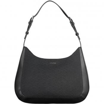 Calvin Klein Elegant Black Recycled Adjustable Shoulder Bag for Women