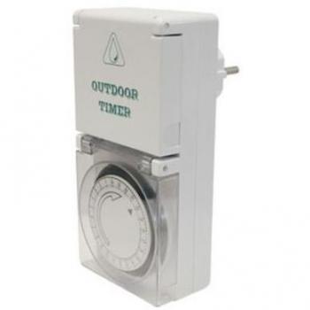 Temporizador Mecánico Diario de Exterior 3500W 16A/250VAC IP44