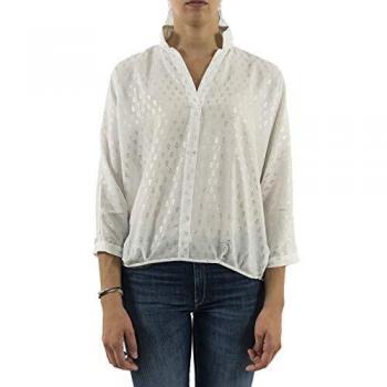 Le Temps des Cerises - Camiseta de Manga Larga, Color Blanco Blanco S