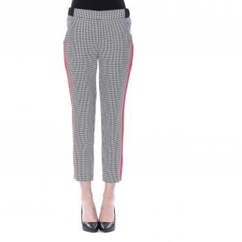 BYBLOS Black And White Viscose Jeans & Pant - IT38 | XS, 2 front pockets, 2 back pockets