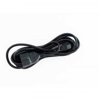 3GO AL5M Cable Alargador de Corriente - Schuko Hembra a Schuko Macho - 5 Metros - Color Negro