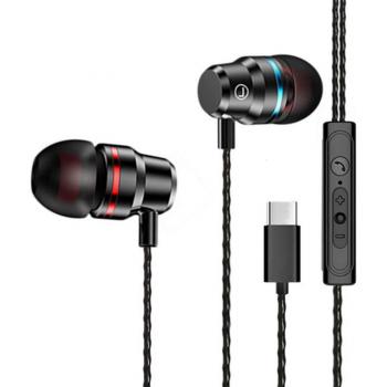 Auriculares Intrauditivos Portátiles 3.5mm con Micrófono HD para Deportes y Videojuegos