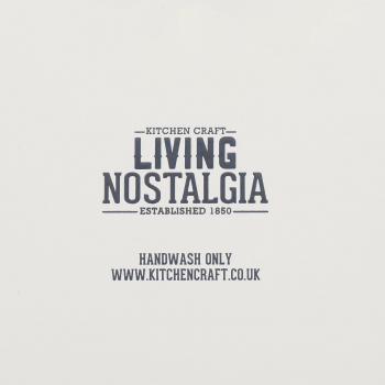 KitchenCraft Living Nostalgia Lata de Metal para Galletas, Crema Antigua