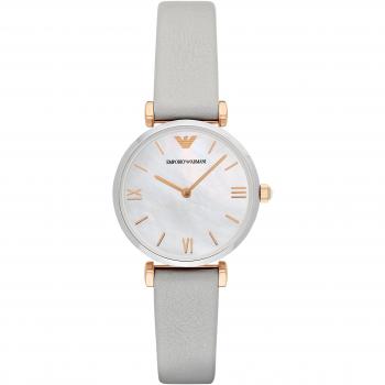 Reloj Emporio Armani AR1965 para Mujer - Diseño Elegante - Resistente Al Agua - Correa de Cuero Genuino - Movimiento de Cuarzo