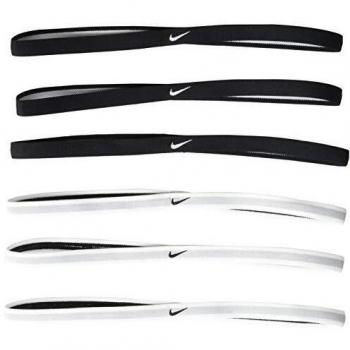 NIKE Swoosh - Diadema para Mujer, Mujer, N.JN.D6.010.OS, Blanco/Negro, Talla única Hombre