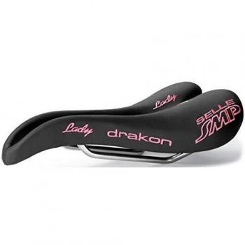 Smp Drakon Lady - Sillín de Bicicleta de montaña, Color Negro