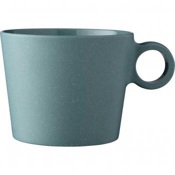Taza de cappuccino Mepal Bloom Pebble green de resina 375 ml