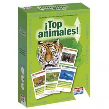 Juego de mesa Top Animales - Aventura de Conocimiento Faunístico para 2-5 jugadores (Edad 8+)