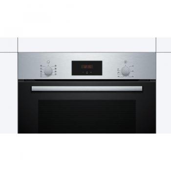 Bosch Serie 2 HBF114ES0 - Horno eléctrico con capacidad de 66 litros y clasificación energética A en acero inoxidable