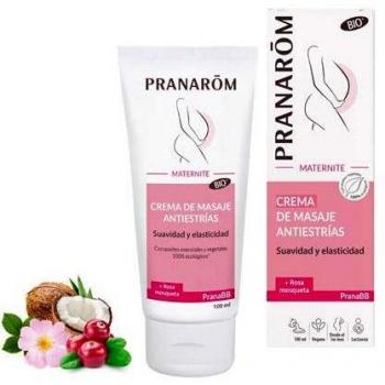 Pranarom PRANABB Maternidad Crema Anti-estrias 100ml, Negro, Estandar, 100
