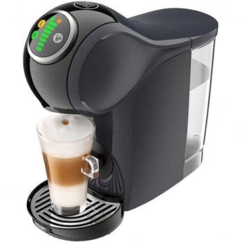 Cafetera de cápsulas DeLonghi Dolce Gusto Genio S Plus, 15 bares, capacidad de 0,8 L, control táctil, selección de temperatura y tamaño de taza, color negra
