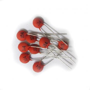 100pcs 100nF / 0.1uF - Condensador Cerámico