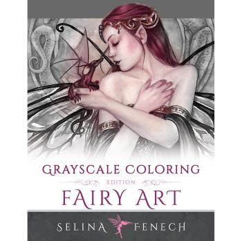 Fairy Art - Grayscale Coloring Book by Selina Fenech (Volume 1)
