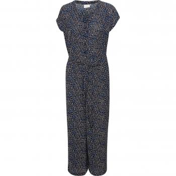 Mono de mujer KAFFE Lona, Corto y de mangas largas, Color Midnight Navy, Talla L