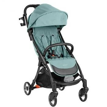 Kikkaboo Silla de Paseo para Bebé Cloe con sistema de plegado rápido y fácil, marco de aluminio plegable, portavasos, capacidad hasta 22 kg, colores: verde claro