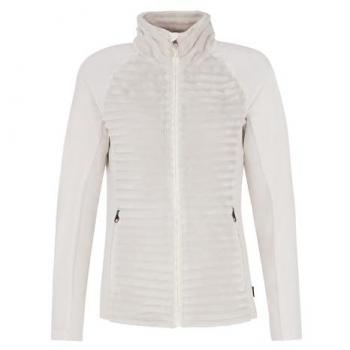Protest Camiseta De Manga Larga Delay, Forro polar de mujer Prtdelay Full Zip Top, Top zip completo de las mujeres PRTDELAY al aire libre full zip top Kitoffwhite XL/42