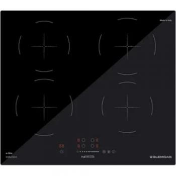 Placa de Inducción Glem Gas GTI640SL 60 cm 4 Fuegos 7200 W Negra Integrada