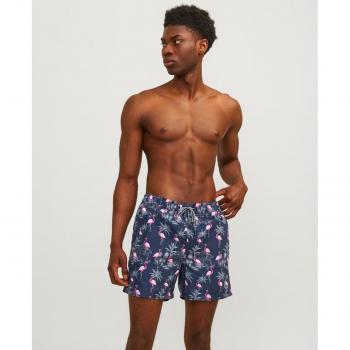 Bañador Hombre Jack & Jones Modelo Fiji Swim Aop Ss24 Ly Color Rojo Claro