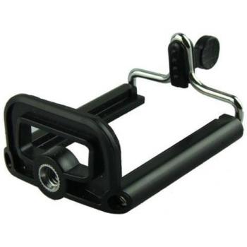Soporte Universal para Smartphone de Trípode Negro - Fijación Óptima y Compatible con Trípodes
