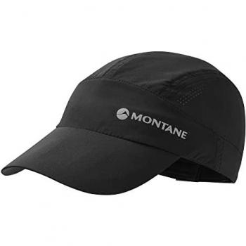 Montane Trail Lite Black Cap - Unisex, Lightweight and Breathable