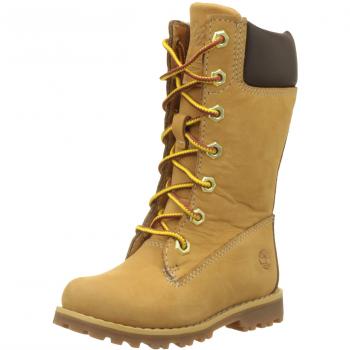 Timberland Aslt Trail Clsc Tall Rubber - K - Botas para niña, color amarillo, talla 25