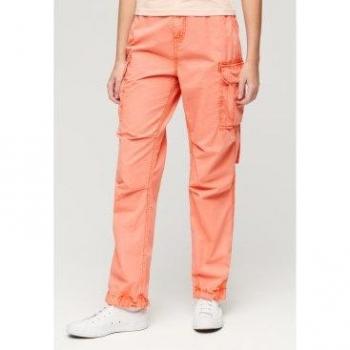 Pantalón Cargo Casual de Talle Bajo para Mujer en Naranja (30/32) - Superdry 2024