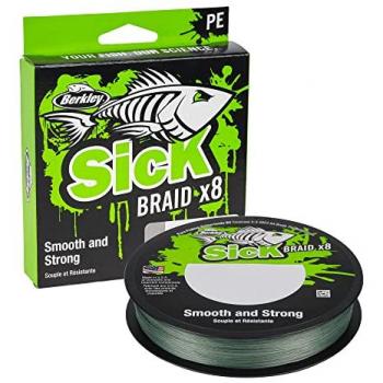 Línea Trenzada Berkley Sick 300m Verde (0.14mm, 16.5kg)