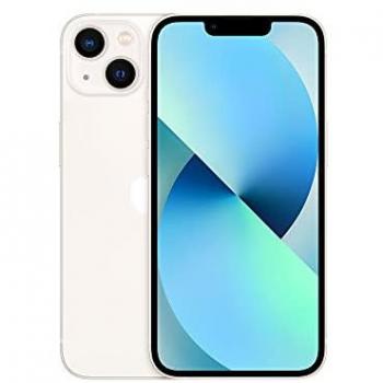 Smartphone Apple iPhone 13, 15,5 cm (6.1), SIM doble, iOS 15, 5G, 256 GB, Blanco Starlight