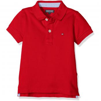 Tommy Hilfiger Polo Para Niños, Rojo